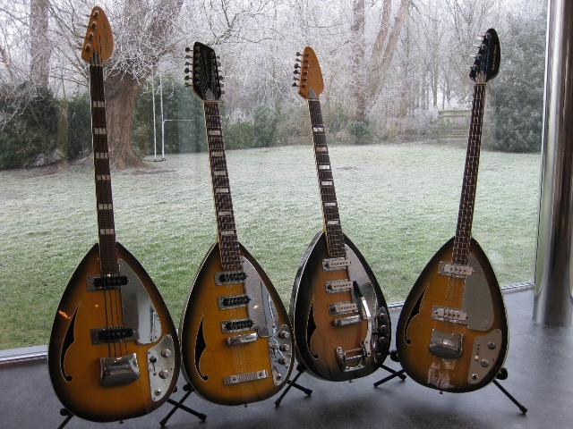 L-R 1966 Wyman Bass (British model) - 1966 Spitfire Mk XII (British Model) - 1966 Spitfire Mk VI (British Model) - 1965 Wyman Bass (British Model)..jpg